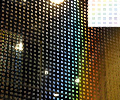 Prism Silver Squares 48 wide: Sold in one continuous roll, by the foot.