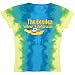 The Beatles - Yellow Submarine Tie Dye Ladies T-Shirt Image