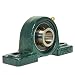 UCP204-12 Pillow Block Mounted Bearing, 2 Bolt, 3/4" Inside Diameter, Set screw Lock, Cast Iron, Inch