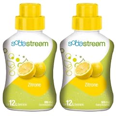 Sodastream Zitrone, 2er Pack (2 x 500ml Flasche)