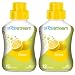 Sodastream Zitrone, 2er Pack (2 x 500ml Flasche)