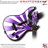 Rising Sun Purple Skin fits Band Hero, Guitar Hero 5 & World Tour Guitars for XBOX 360 & PS3 (GUITAR