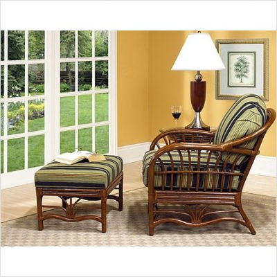 Boca Rattan 48006-UM-X Amarillo Ottoman