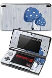 Nintendo 3DS Skin - Mushrooms Blue