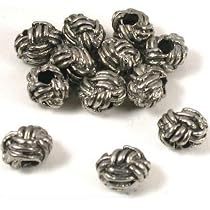 Bali Beads Yarn Ball Antique Silver 12 Parts