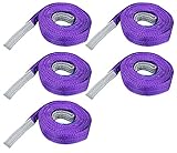 スリングベルト 5本セット 4m 幅50mm 使用荷重1200kg ナイロンスリング 吊上げ 牽引