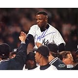 Steiner Sports MLB New York Mets Doc Gooden Yankees No Hitter Carry Off 8-by-10-Inch Signed Photograph (Signed in Blue)