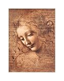 Female Head (La Scapigliata), - Artist: Leonardo Da Vinci - Art Print Poster Size: 11.00 by 14.00 inches