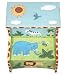 Guidecraft Kids Safari Toy Storage Step-up Stool
