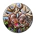 Moose Selfie Pinback Button Pin Badge - 2.25