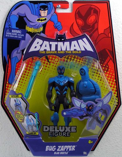  Mattel Batman Brave and the Bold Figure - Bug Zapper Blue Beetle