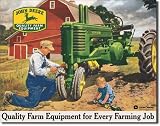John Deere "Every Farming Job" metal sign LESS THAN HALF PRICE