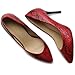 Ollio Women's Shoe D'Orsay Snakeskin Pointed Toe High Heel Multi Color Pump
