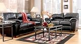 Black Sofa and Loveseat Set
