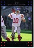 2007 Topps 30 Eli Manning Giants (Football Cards)