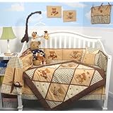 SoHo Classic American Teddy Bear Baby Crib Bedding Set 10 Pieces