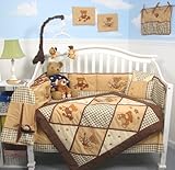 SoHo Classic American Teddy Bear Baby Crib Bedding Set 10 Pieces