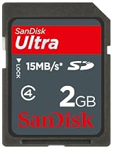 SanDisk SDSDH-2048-901 2 GB Ultra II Secure Digital Memory Card ( US Retail Package )