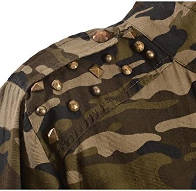 Red Ranch Women's Studded Camo Jacket Olive Green Medium