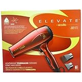 Elevate by Andis 80405 Professional Lightweight Tourmaline Ceramic Ionic 1875 Watts Hair Dryer