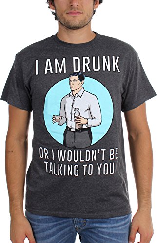 Ripple Junction Archer I Am Drunk Adult T-shirt