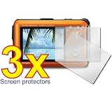 Buy 3x Panasonic Lumix DMC-TS3 DMC-FT3 Rugged Digital Camera Premium Clear LCD Screen... by V-Shield