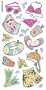 Ek Success Sticko Cathy B. Vellum Stickers 6-1/4 Inch by 12-1/4 Inch Sheet, Life's A Beach