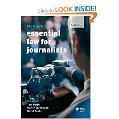 McNae's Essential Law for Journalists