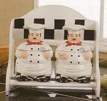 2 Chef Jar Canisters with Wooden Rack