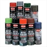 Rust Tough Aerosol Enamels Style: Color:Semi-Gloss Black, Finish:Semi-Gloss (R00779)