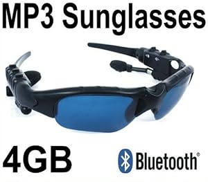 Amazon.com: 4GB headphone bluetooth MP3 sunglass Mp3 Player: Cell Phones & Accessories
