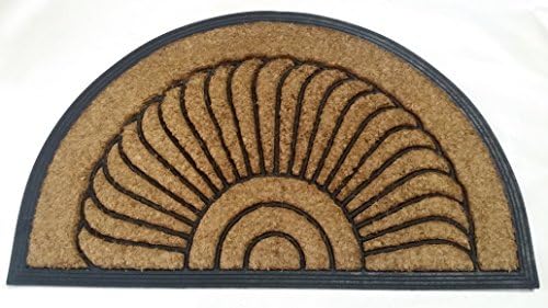 Sunburst Coir Black Doormat 30" X 48" Large
