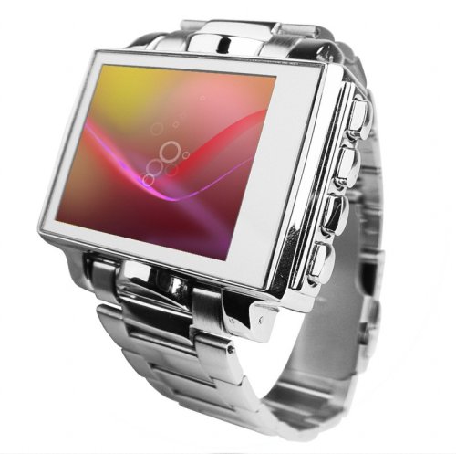 Childrens Toyshop  Electronics : Cooltronics iWatch 2GB 1.4" Stainless Steel MP4 Multi-Media Watch