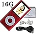 G.G.Martinsen 16 GB Mini Usb Port Slim Small Multi-lingual Selection 1.78 LCD Portable Mp3/Mp4, Mp3Player , Mp4Player , Video Player , Music Player , Media Player , Audio player With Photo Viewer , E-book Reader , Voice Recorder ,Games & Movie-Red