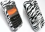 FLASH SUPERSTORE BLACKBERRY 8900 CURVE ZEBRA STYLE HYBRID PROTECTION CASE/COVER/SKIN + LCD SCREEN PROTECTOR