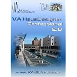 VA HausDesigner Professional 2.0 3D CAD Hausplaner & Zeichenprogramm - auch nutzbar als Einrichtungsplaner, Raumplaner, Badplaner, Gartenplaner & K�chenplanervon "VA Software"