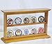 sfDisplay.com, Factory Direct Display Cases 2 Shelves Military Challenge Coin Curio Stand Rack w/UV Protection Viewing from Both Side, Black