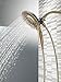 Delta Faucet 5-Spray In2ition 2-in-1 Dual Hand Held Shower Head with Hose, Champagne Bronze 58045-CZ