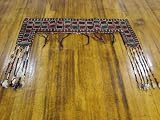 1'10 x 4'8 Red Persian Hand Knotted Wool Balouch Round Rug