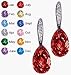  : AVON STERLING SILVER BIRTHSTONE DROP EARRINGS JUNE/ALEXRITE