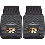 FANMATS NCAA University of Missouri Tigers Vinyl Heavy Duty Car Mat