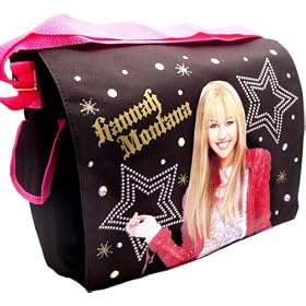 Hannah Montana: Messenger Bag Backpack NEW!!! Black by Hannah Montana