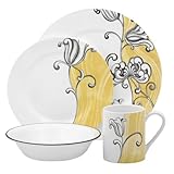 Corelle Impressions Tango 16-Piece Dinnerware Set, Service for 4