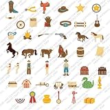 Provo Craft Cricut Old West Shape Cartridge