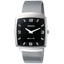 Invicta Men's Slim Collection Square Stainless Steel Mesh Watch #5143