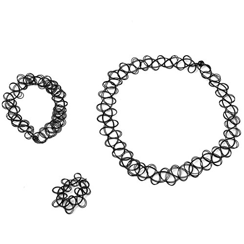 タトゥーチョーカー弾性ストレッチネックレスリングブレスレットレトロヘナヴィンテージ自由奔放に生きる 80年代 90年代