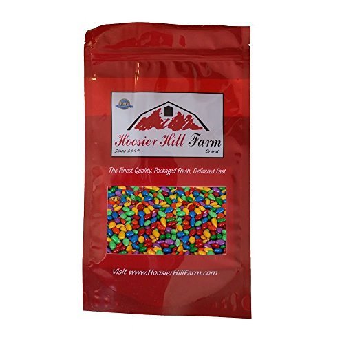 Hoosier Hill Farm Rainbow Seeds, chocolate covered & candy coated Sunflower seeds, (3 lb)