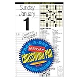 mensa crossword page a day and notepad 2012 calendar