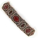 Art Deco Style Russet Hues Stretch Bracelet