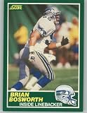 1989 Score #239 Brian Bosworth - Seattle Seahawks (Football Cards)